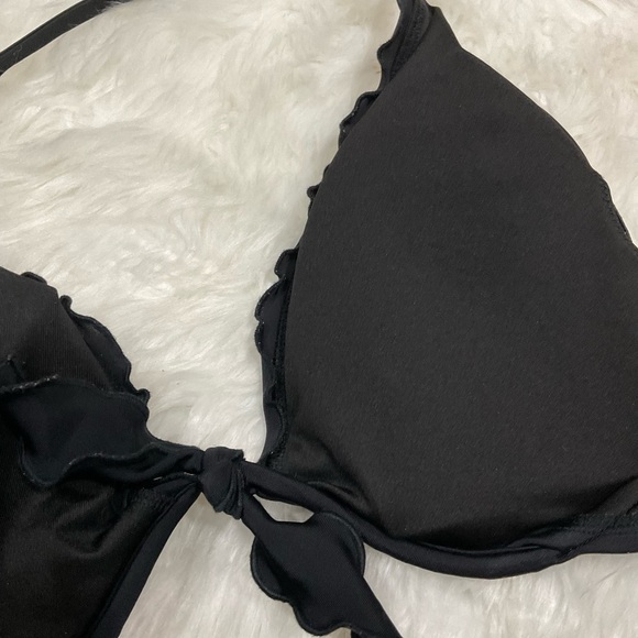 Victoria's Secret Black and Colorful Bikini Set with Halter Neck - Picture 12 of 12